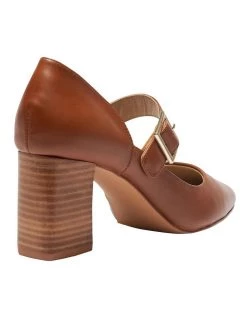 Cheap ✔️ Jane Debster Giselle Cognac Glove Heeled 👟 Shoes ✔️ -Women Shoes shop 902163070 4 720x928