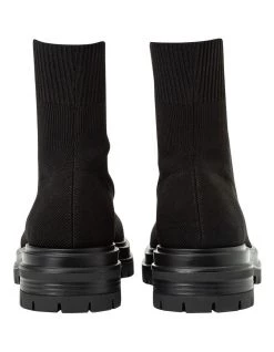 Promo ✔️ Tony Bianco Weston Black Sock Knit 🥾 Boots 🔥 -Women Shoes shop 904527370 3 720x928